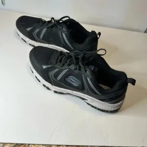 Sketcher  Trail Athletic Sneakers running shoes Mens Gray &amp; Blue Sz 11.5