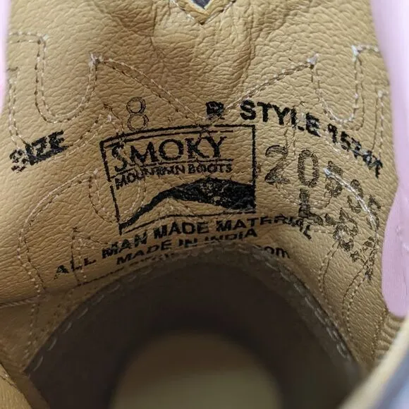 SMOKY MOUNTAIN BOOTS Girls Monterey Western Boots 1574T