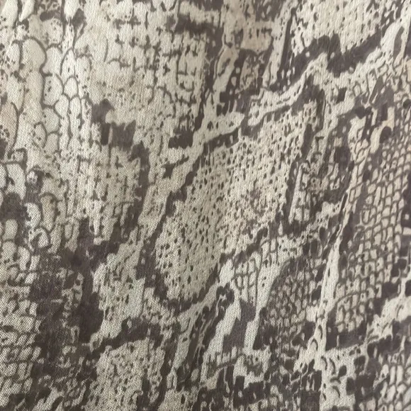 Snake print reformation wrap dress