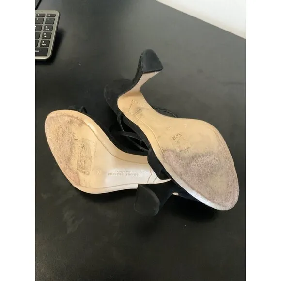 SOPHIA WEBSTER Rosalind Hourglass High-Heel Sandals Black 39 (US 8.5)