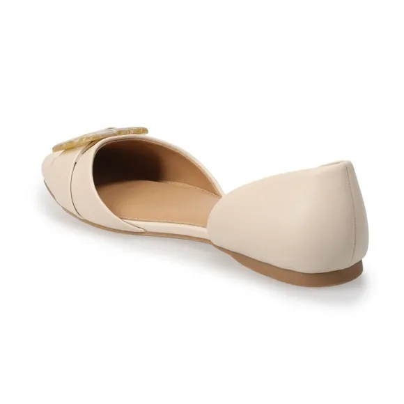 sophisticated LC Lauren Conrad Azra women's dress flats.