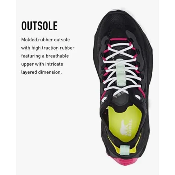 Sorel Kinetic Breakthru womens outdoor all terrain running shoe size7