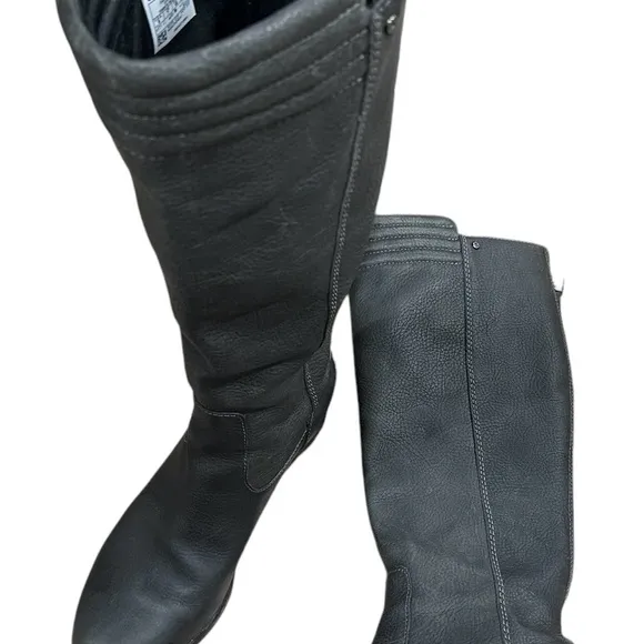 Sorel knee high olive green grayish boots size 9 B4