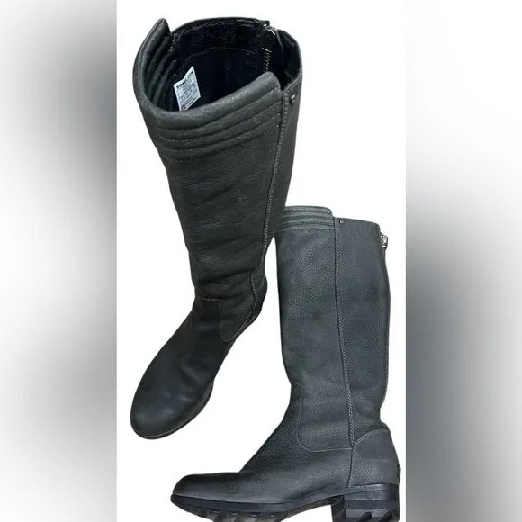 Sorel knee high olive green grayish boots size 9 B4