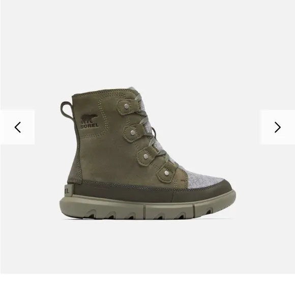 Sorel Men's Green and Gray Boots