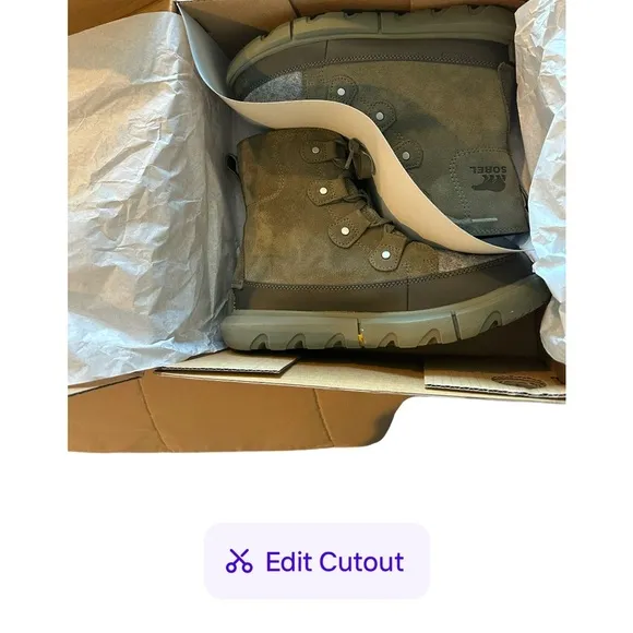 Sorel Men's Green and Gray Boots