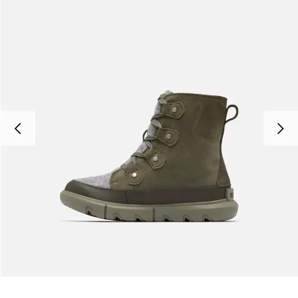 Sorel Men's Green and Gray Boots
