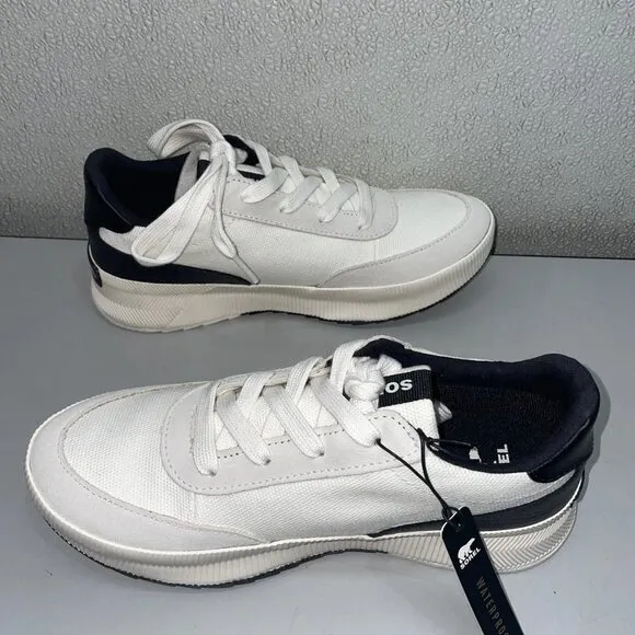 Sorel Out N About III City Waterproof Sneakers – Women's 8.5 – Sea Salt Black –
