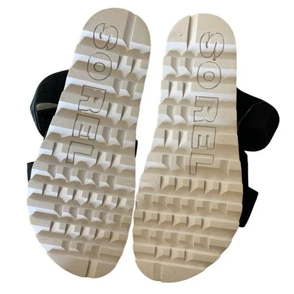 Sorel Roaming Sport Sandal Black Punch Pink Strap Sandals Size 10.5 NEW