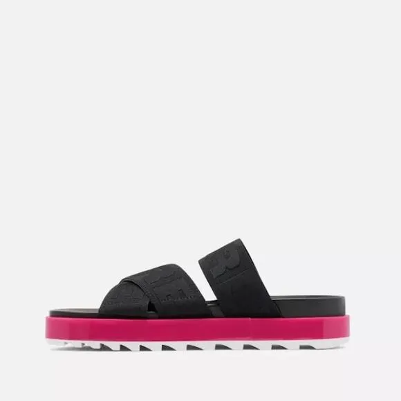 Sorel Roaming Sport Sandal Black Punch Pink Strap Sandals Size 10.5 NEW
