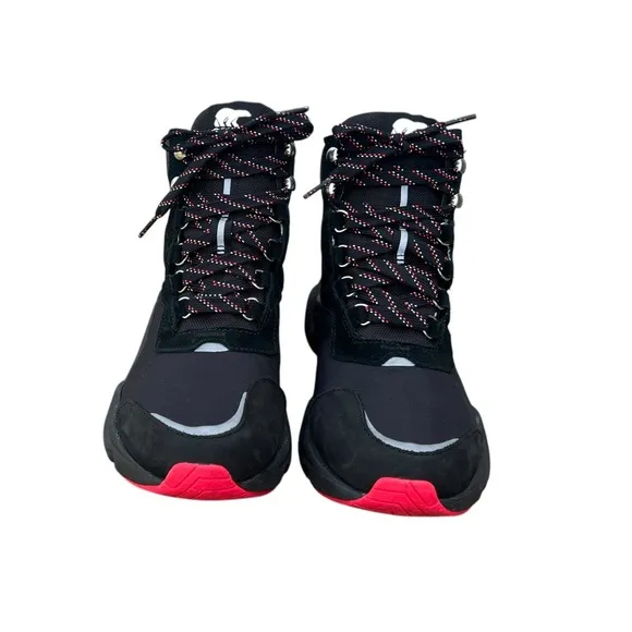 Sorel Women's Boots Kinetic RNEGD Conquest lBlack‎ Red NL4400012 Size 9 High Top