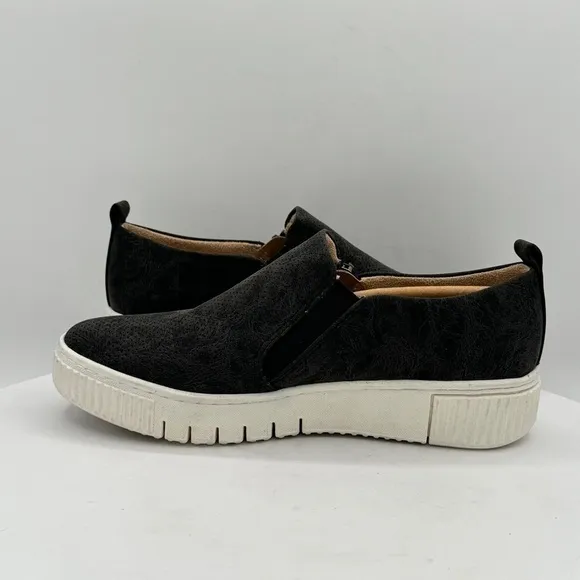 Soul Naturalizes Turner Faux Leather Womens Sneakers  Size 8  Color Black  NEW!