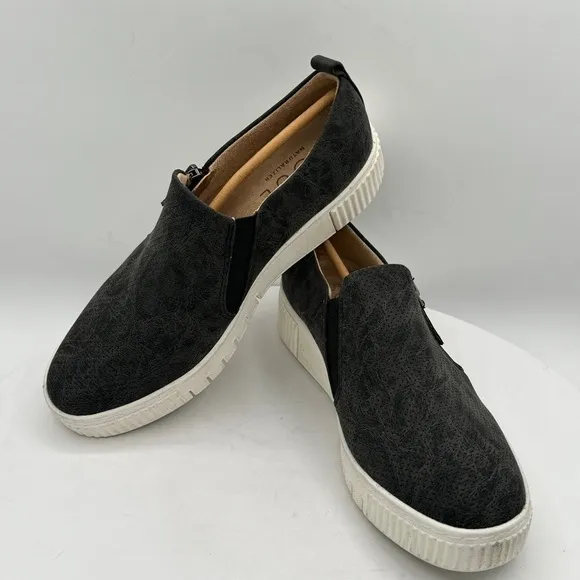 Soul Naturalizes Turner Faux Leather Womens Sneakers  Size 8  Color Black  NEW!
