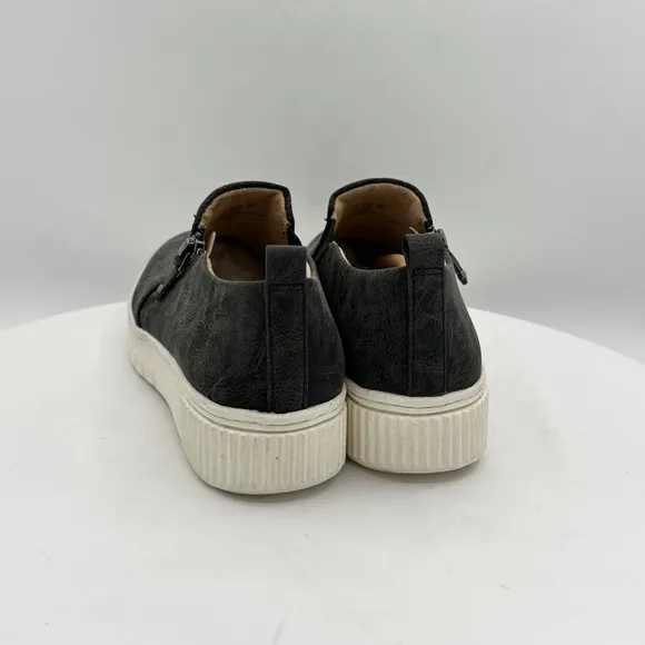 Soul Naturalizes Turner Faux Leather Womens Sneakers  Size 8  Color Black  NEW!
