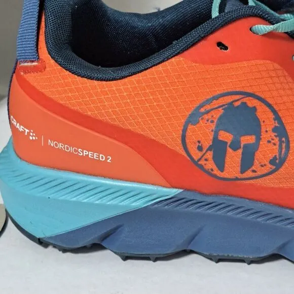 Spartan Craft Trail Nordics Speed 2 Men's Orange Multi Sneakers Sz 9