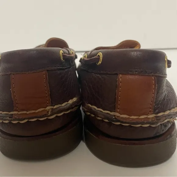 Sperry Top Sider Gold Cup Leather Slip On Loafers Mens 8.5