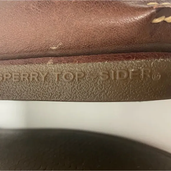 Sperry Top Sider Gold Cup Leather Slip On Loafers Mens 8.5