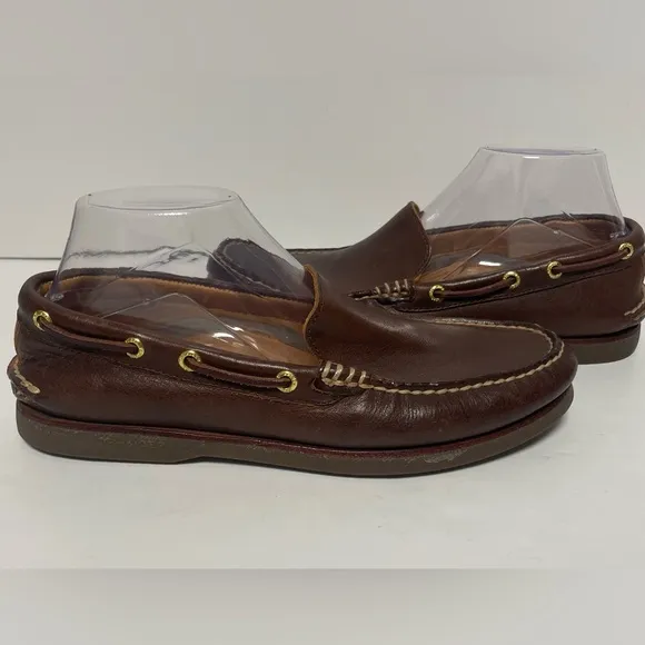 Sperry Top Sider Gold Cup Leather Slip On Loafers Mens 8.5