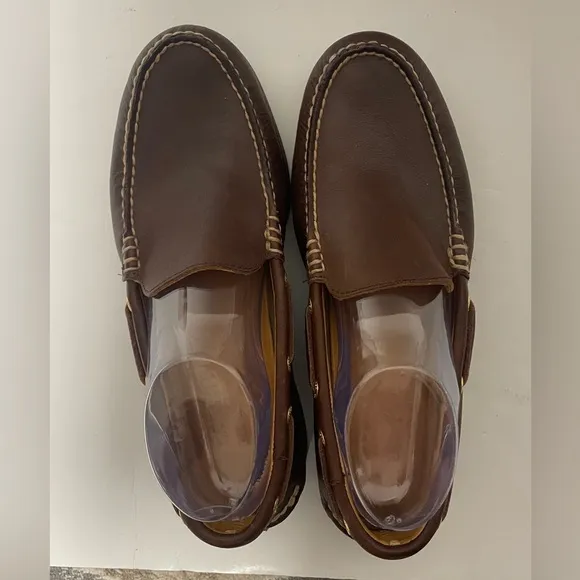 Sperry Top Sider Gold Cup Leather Slip On Loafers Mens 8.5