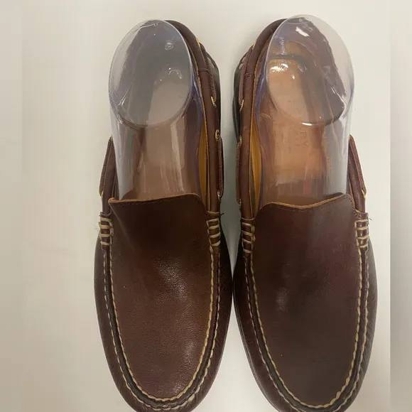 Sperry Top Sider Gold Cup Leather Slip On Loafers Mens 8.5