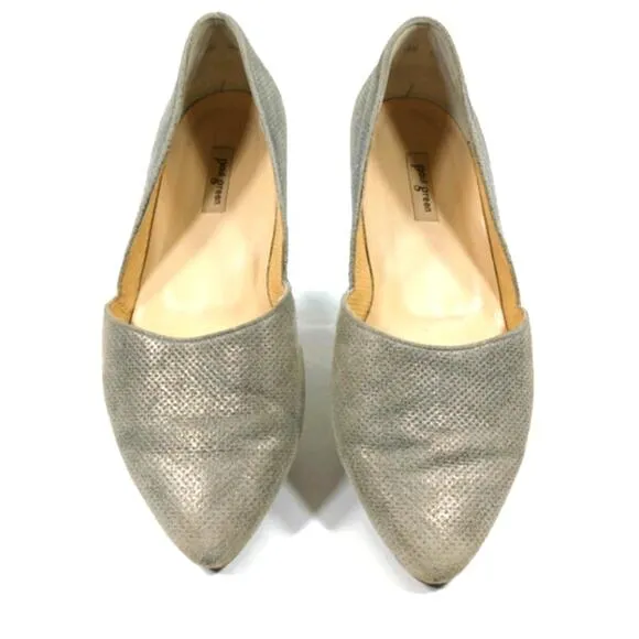 SS1607 GUC $338 Paul Green Mimi Pointed Toe Flats size 3.5 US 6