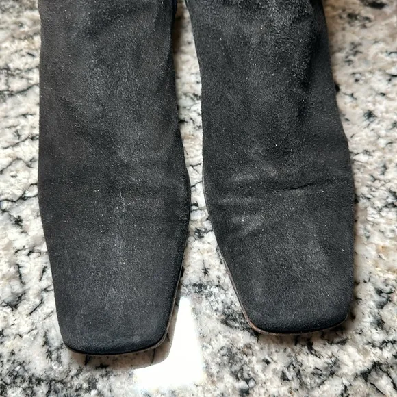 St. John Made in Italy Suede Knee High Boots - 7.5B