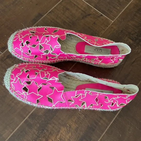 Stella McCartney Kids Pink Star Lasercut EspadrillesNWOB