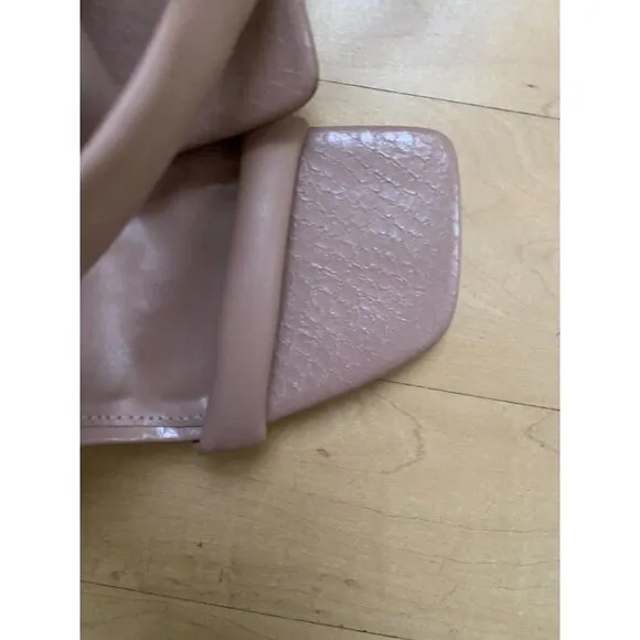 Steve Madden BNWT &quot;Utilize&quot; sz 5.5 tan wrap around stiletto heel sandals