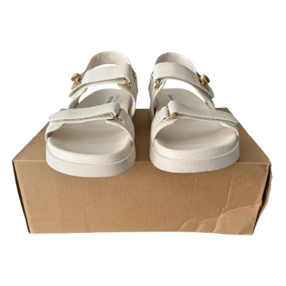 Steve Madden Bone Lea Mona Classic 3 Strap Sandals Women’s Size 13