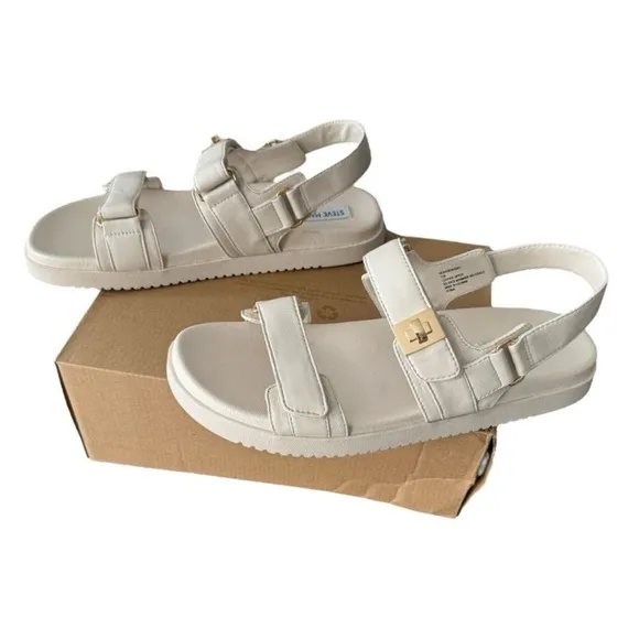 Steve Madden Bone Lea Mona Classic 3 Strap Sandals Women’s Size 13