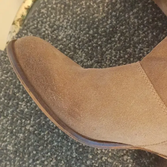 Steve Madden tan suede leather western rider boots size 8