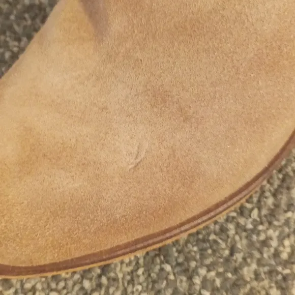 Steve Madden tan suede leather western rider boots size 8