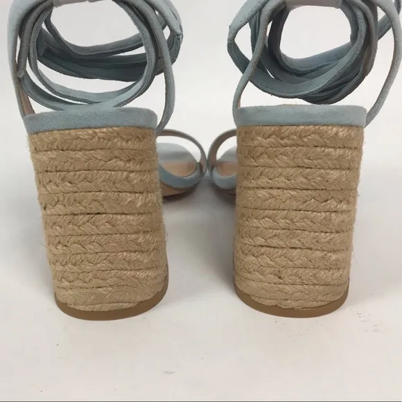 Steven by Steve Madden Yasi Blue Suede Sandals