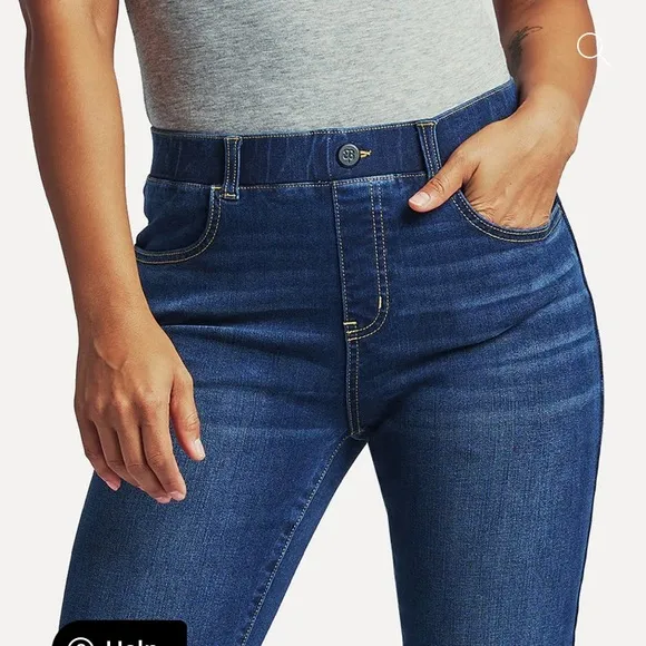 Straight-Leg | 4-Pocket Betabrand Yoga Denim (Dark Vintage Wash)