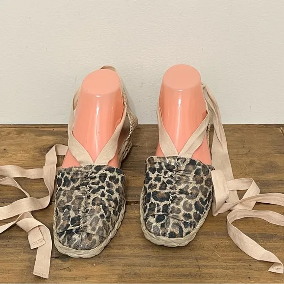 Stuart Weitzman Animal Print Espadrilles