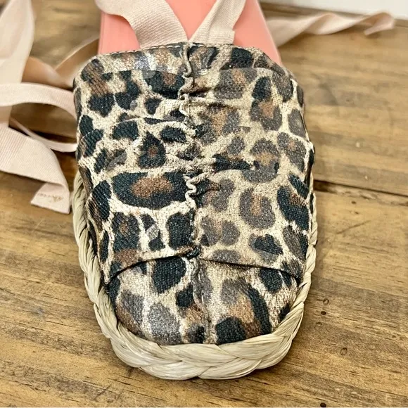 Stuart Weitzman Animal Print Espadrilles