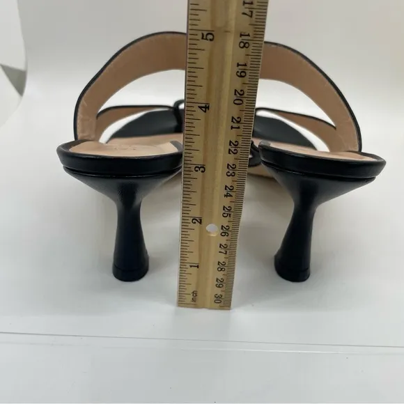 Stuart Weitzman Black Sandals Minimalist Design