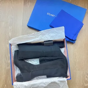 Stuart Weitzman High Heel Black Suede over the knee boots sz 8