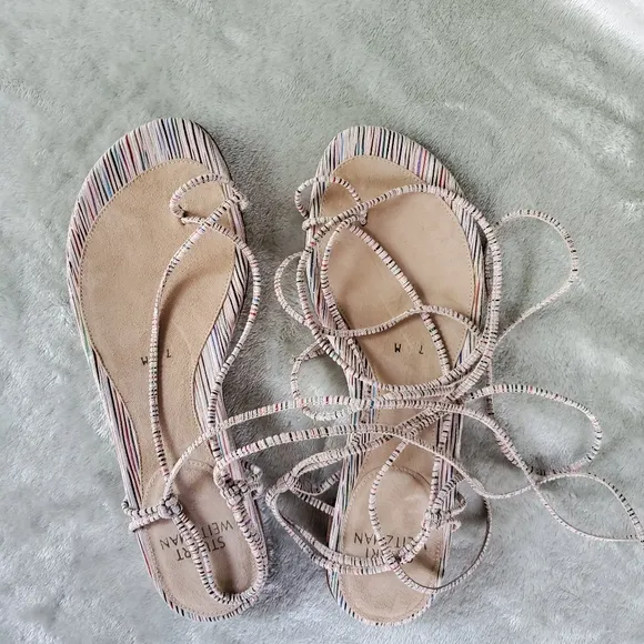 Stuart‎ weitzman Nieta Suede Lace-up Sandal