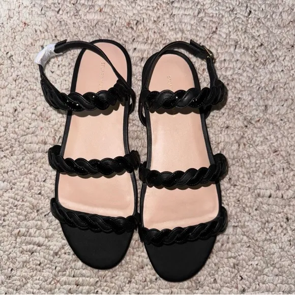 Stuart Weitzman Twistie Flat Sandals