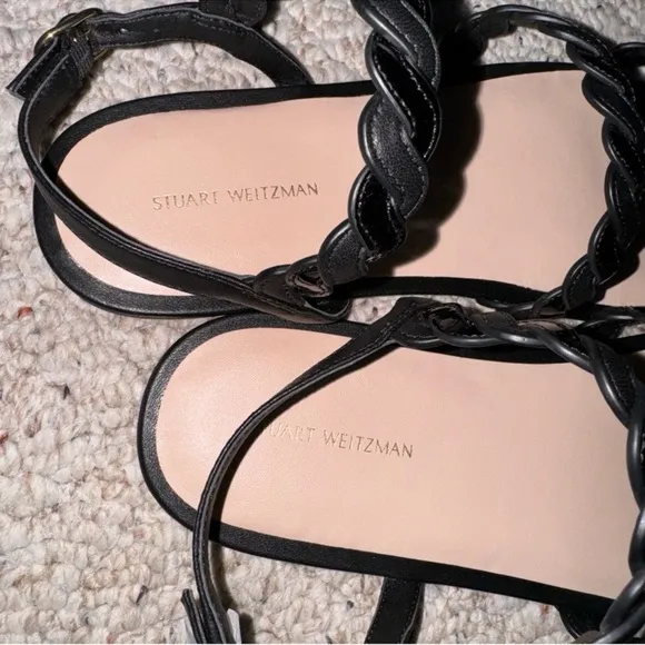 Stuart Weitzman Twistie Flat Sandals