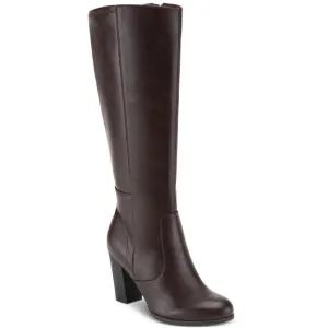 Style &amp; Co. Brown Heeled Boots‎ with Knee-High Design