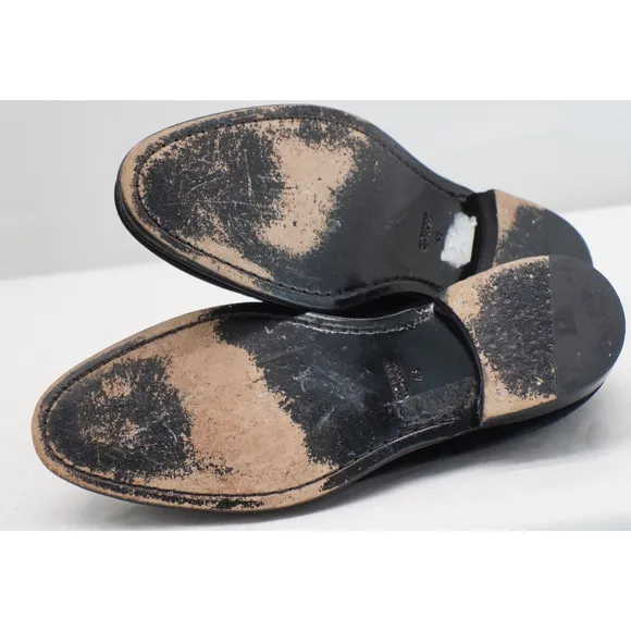 Suit Supply Men’s Velvet Black Tasseled Slip on Loafers Italy Size 43 / US 10