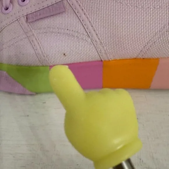 Superga Fantasia Pink Rainbow Platform Sneakers, Women’s Size EU 39 / US 6.5