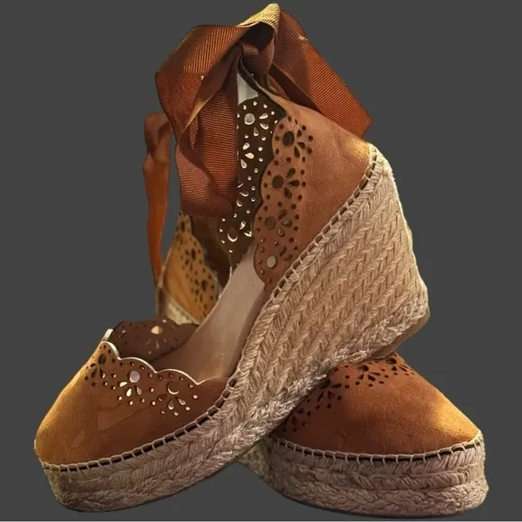 Tabitha Simmons Suede Espadrilles