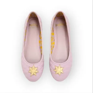 Tangled Disney Tangled Sun Quilted Flats 9/10 New without tags!