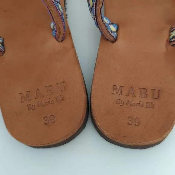 Tassel Wrap Sandal Mabu by Maria BK Size 9