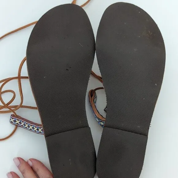 Tassel Wrap Sandal Mabu by Maria BK Size 9