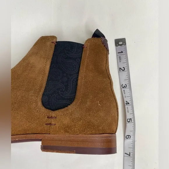 Ted Baker Brown Saldor Suede Chelsea Chukka Boots Size 41