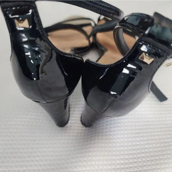 Ted Baker leather strap wedges sandals